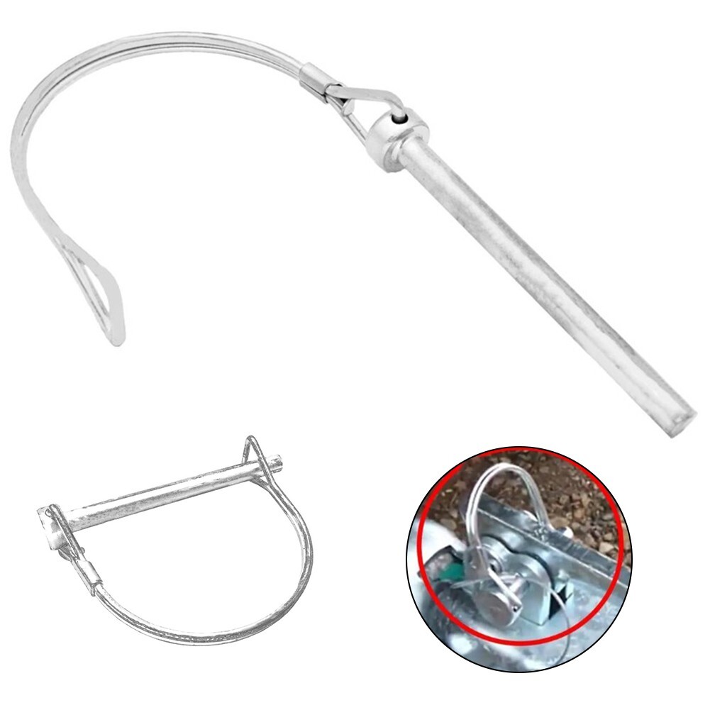 Casters Pintle Hooks Safety Hitch Pin Trailer Coupler Retainer Wire
