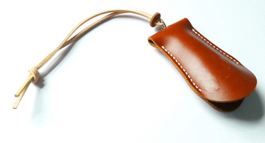 Hombres Mujeres Llavero Caja Estuche Soporte Anillo Bolsillo Vaca Cuero Bolsa Bolso Marrón 789 Foto 4 de 4