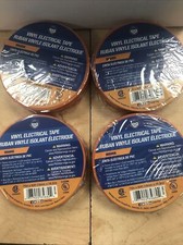 4Rolls Orange Electrical Vinyl PVC Tape3/4  by 60 feet