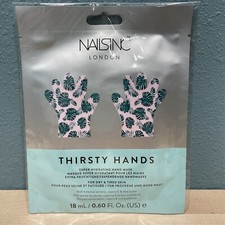 NailsInc London Thirsty Hands Super Hydrating Hand Mask Shea butter Vit E NEW
