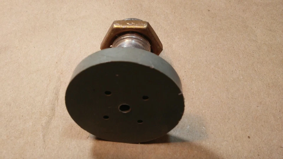 15/16" Chrome Push-to-Reset Button Mounted on 1-7/8" Spring-loaded Shaft - New - Image 3 of 4