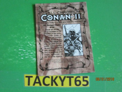 CONAN II ALL CHROMIUM 1994 SINGLE CARD(S) NEW YOU CHOOSE - Picture 130 of 138