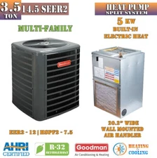 Goodman 1.5 Ton 14.5 SEER2 HEAT PUMP Split System Wall-Mount AWST Air Handler