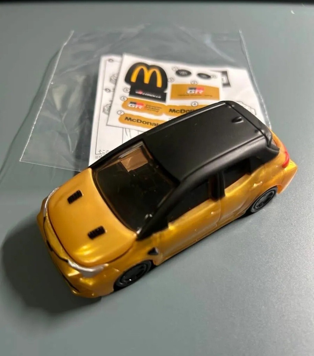 Tomica TOYOTA GR COROLLA GOLD 2024 McDonald Happy Meal Toy | eBay