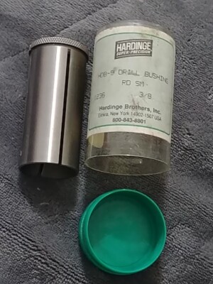 Hardinge HDB-9 Drill Bushing Rd Sm 1236 3/8'', New Open Stock, Pre-Owned