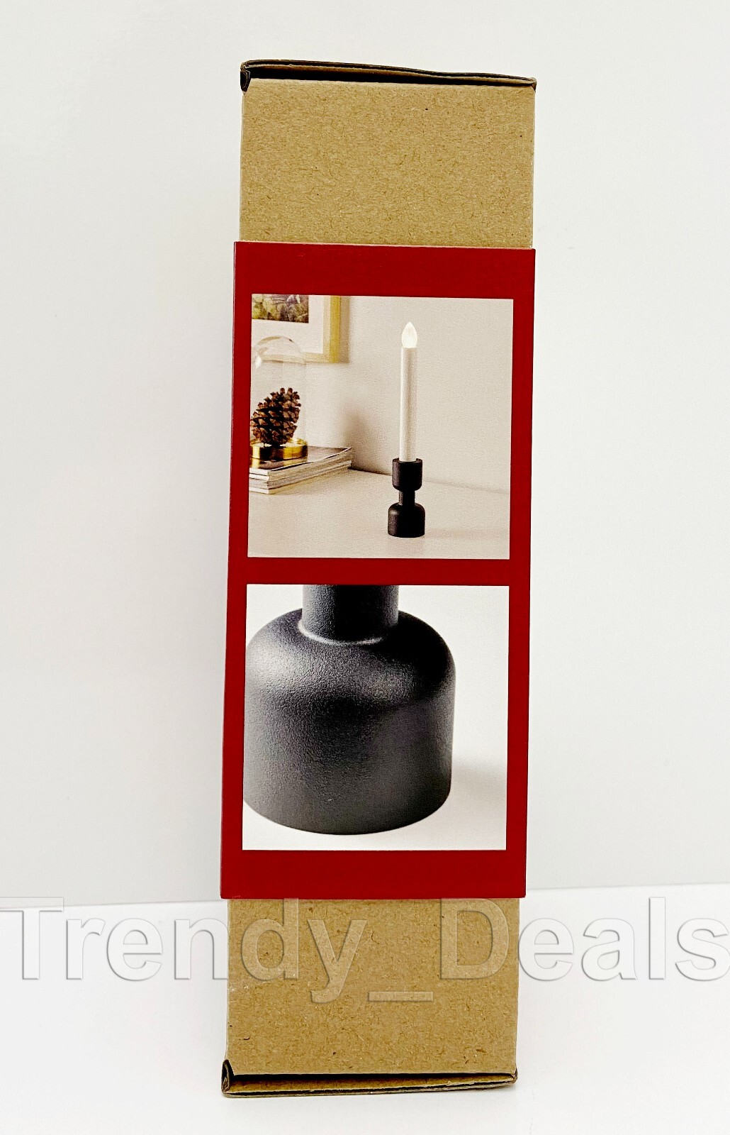 Ikea STRALA LED Candlestick Light Candle Holder BatteryOperated Black