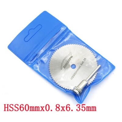 E18/ HSS  Sägeblatt Sägeblätter für Dremel + Proxxon Ø 60mm mit Schaft