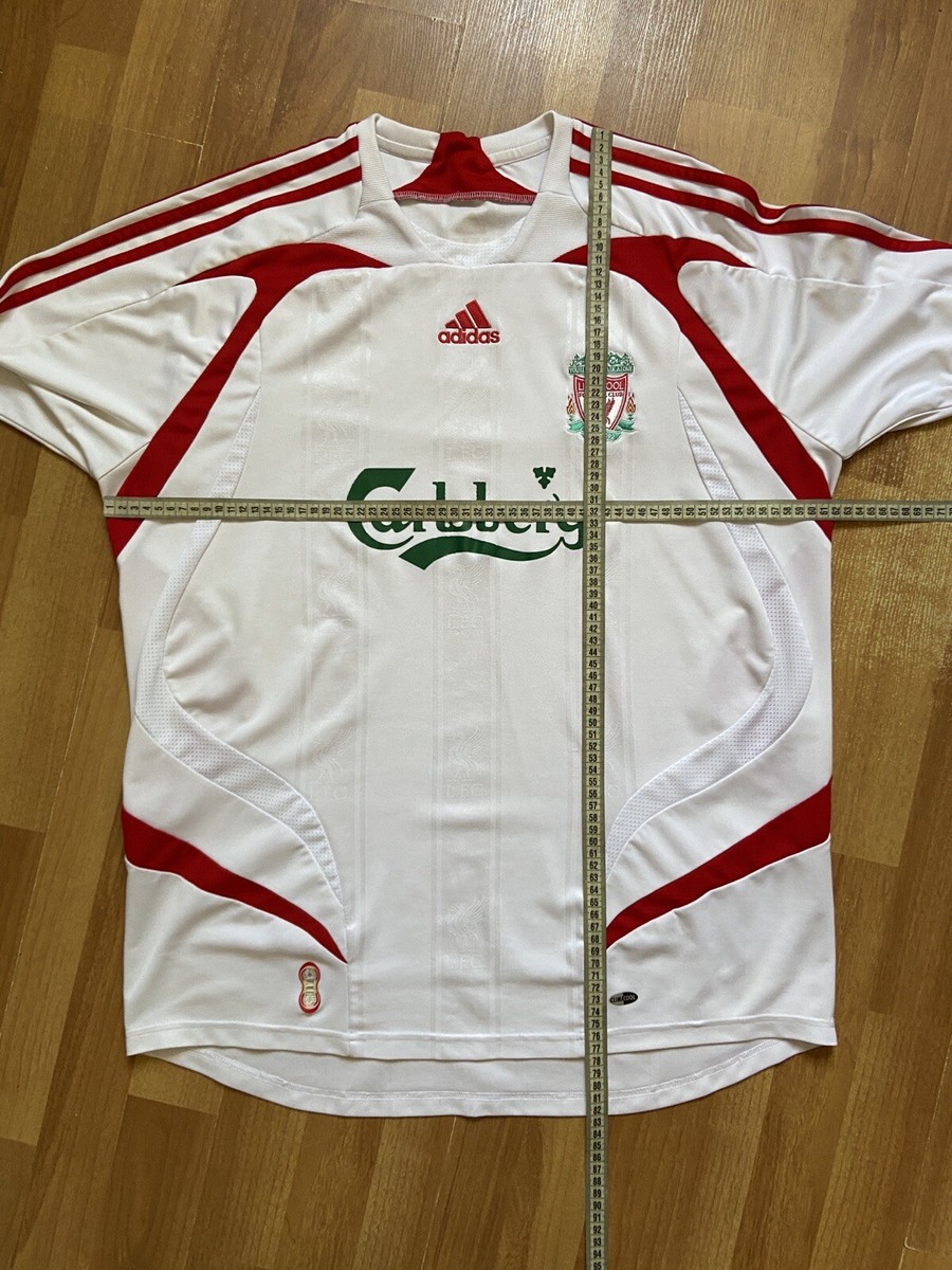 LIVERPOOL 2007 2008 AWAY SHIRT JERSEY LONG SLEEVE ADIDAS 694712 sz