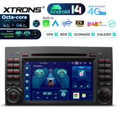 XTRONS Autoradio GPS Navi für Mercedes-Benz W245/ W169/ Viano/ Vito/ W639/W906+