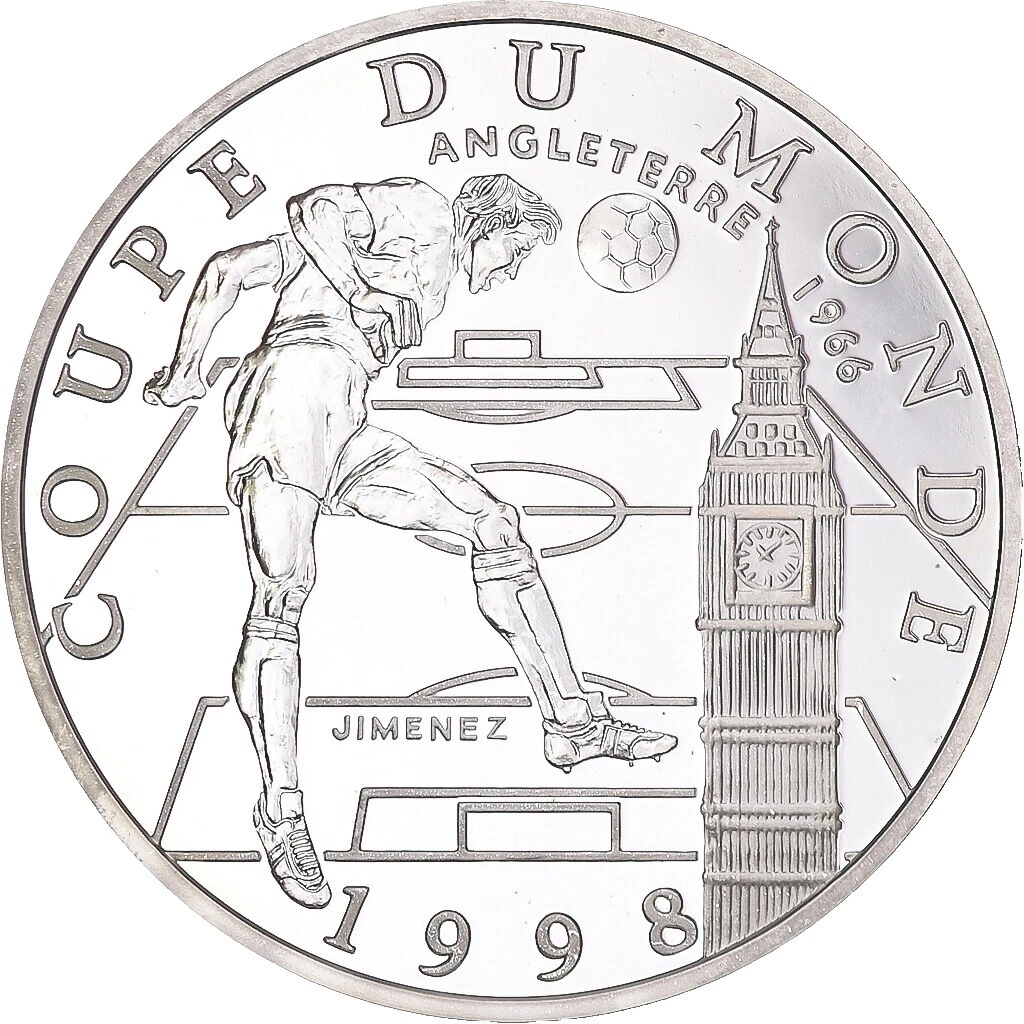 Moedas de prata 1998 Francês