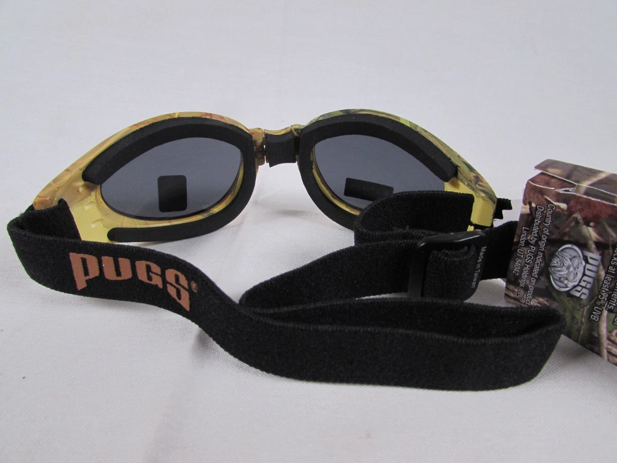 New Pugs Adjustable Sport Goggles Polycarbonate Lenses UV400