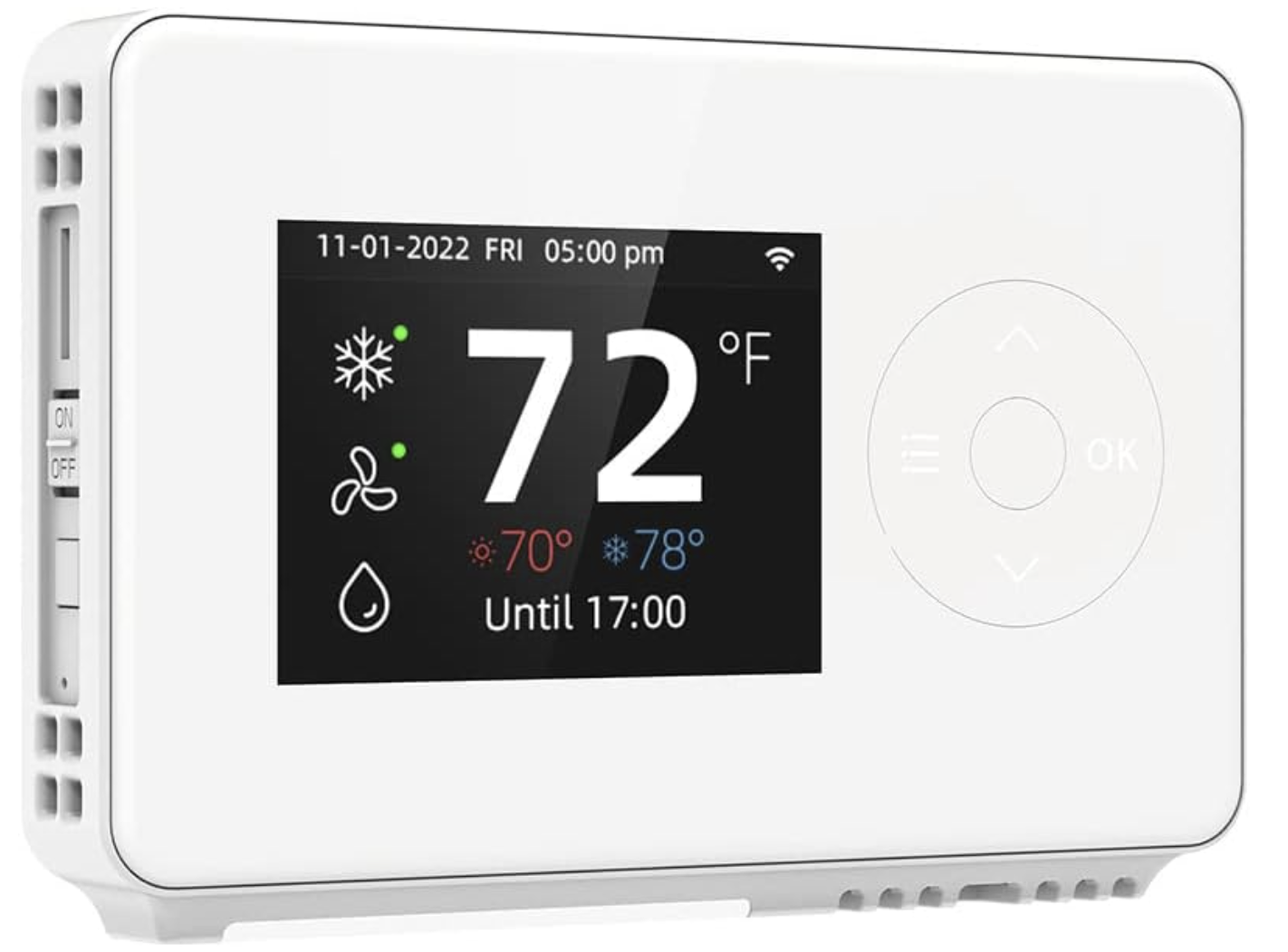 Vine TJ-225 Wi Fi 7 Day and 8 Period Programmable New Gen Smart Home Thermostat