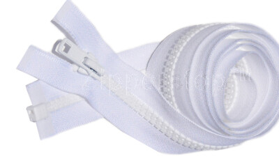 37  120  Vislon YKK #5 Molded Plastic Separating Sleeping Bag