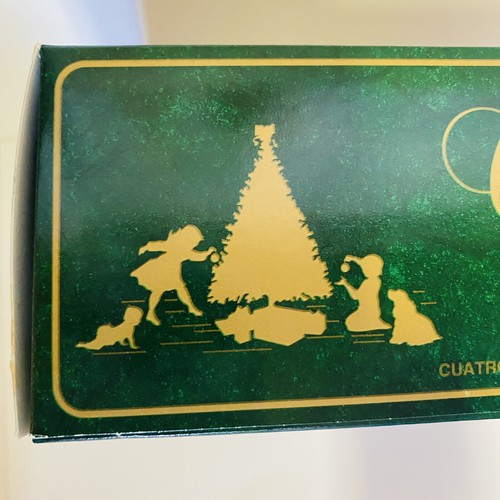 Vintage Christmas by Krebs Ornaments Teddy Bears Gold Colored Set Of 4 - Picture 8 of 8