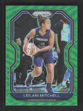 Leilani Mitchell 2021 Panini Prizm WNBA Prizms Green Washington Mystics #3