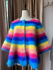 Angora Sweater Blended Jumper Super Soft Fluffy Fuzzy Pullover