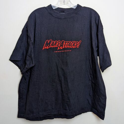 Onzorgvuldigheid Buiten Ontcijferen Vintage 1997 Mars Attacks Spell Out Movie Promo UK WB T-shirt See  Measurements | eBay