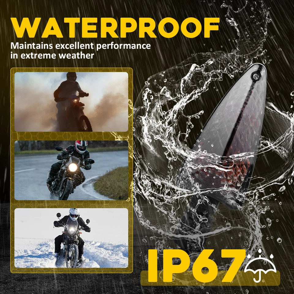 Luces indicadoras intermitentes de señal de giro para BMW G650GS 09-16 C600/C650 Sport 13-16 Foto 4 de 4