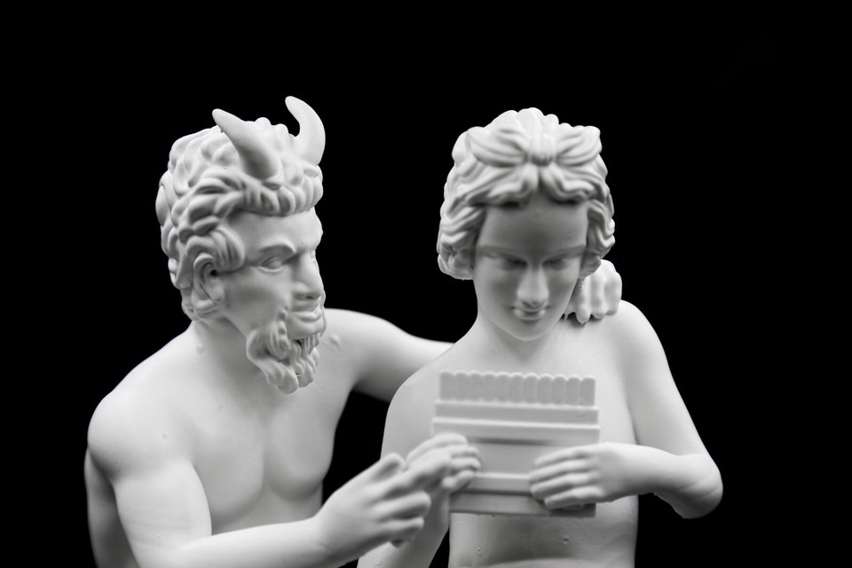 Pan and Daphnis Statue | Ancient Greek Mythological Sculpture ...