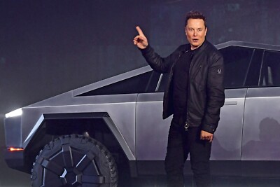 Elon Musk Inventor Entrepreneur CEO Electric Truck Vehicle Picture  Photo Poster