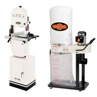 Shop Fox W1706 14 Vertical Wood Bandsaw With W1727 1 Hp Dust Collection System on sale Shop Fox W1706 14 Vertical Wood Bandsaw With W1727 1 Hp Dust Collection System on sale