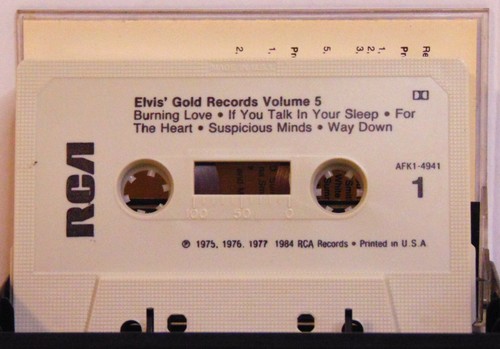 Elvis Presley –Elvis' Gold Records Volume 5 1984 RCA Victor Cassette Tape, Album - Picture 3 of 6