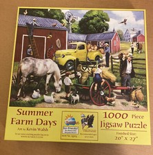 SunsOut 1000 Piece Puzzle Called Summer Farm Days