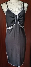 Womens Shein Little Black Dress Ribbed Size 0XL
