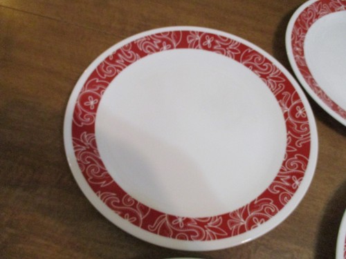 CORELLE BANDHANI DINNER, BREAD PLATES & CEREAL BOWLS LOT OF 14 - Picture 5 of 19