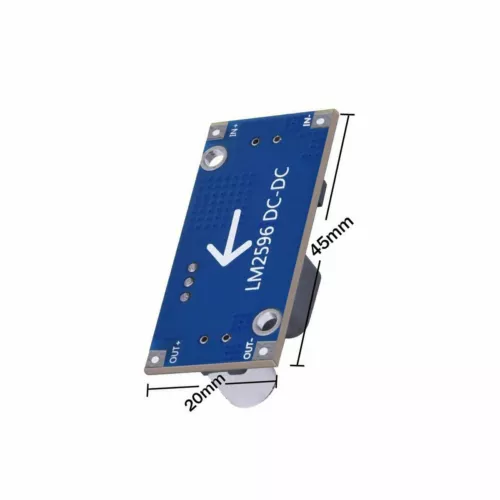 8pcs LM2596 Modulo Boost DC-DC Regolabile Step Up Convertitore di Tensione Alimentatore - Foto 5 di 6