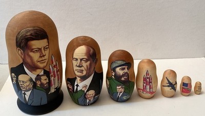 Cuban Missile Crisis Matryoshka Nesting Dolls