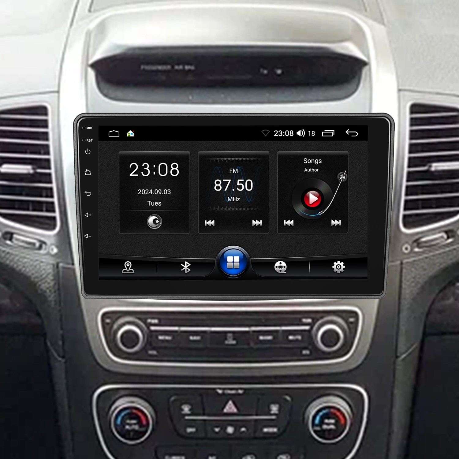 2+64GB Car Stereo Radio for Kia Sorento 2014-2015 CarPlay Android 14 GPS +Camera