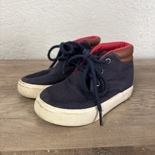 Polo Ralph Lauren Little Boys High Top Sneaker Size 6 Blue