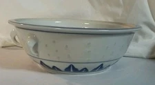 Chinese Rice Eyes Serving Bowl Porcelain