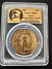 1907 $20 Saint-Gaudens Gold Double Eagle No Motto PCGS MS-62 - Rough Rider Hoard