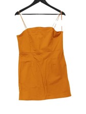 Urban Outfitters A-Line Midi Dress L in Gold