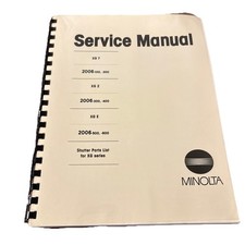 Minolta XG7, XG2, XGE Service  Repair Manual Reprint B23