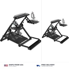 Foldable Racing Flight Steering Wheel Stand C...