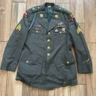 Vintage Army Military Dress Uniform Vietnam era Airborne Ranger Decorated