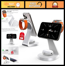 3-in-1 Wireless Charging Station for iPhone, AirPods  Apple Watch - Fast Charge
