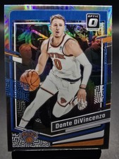 2023-24 Donruss Optic Donte DiVincenzo #196 Holo Silver Prizm - New York Knicks 