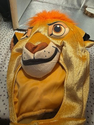 The Lion Guard Kion Plush Headpiece HAt Cap Kids size small Halloween Costume