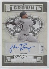 2022 Panini Capstone Crown Holo Silver 16/99 Jake Burger #C-JB Auto s1i