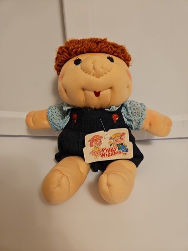 Vintage 1982 Dan Dee PIGGY WIGGIES SISTER Stuffed Plush TOY RARE W/TAGS ...