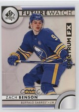 2023-24 SP Authentic Spectrum FX Future Watch Zach Benson #S-89 1i5d