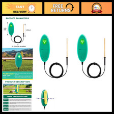2 Pack Electric Fence Tester Indicator LED Light | Pulse Signal Alert Device Cli