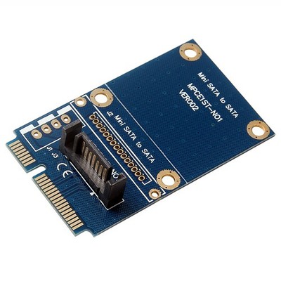MSATA Mini PCI-e SATA SSD-Steckplatz Auf 7-Pin-SATA-HDD-Konverterkartenadapter