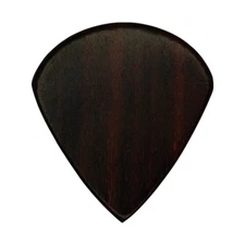 Rosewood Guitar Or Bass Pick - 1.5 mm - Jazz Shape - Handmade Exotic Plectrum