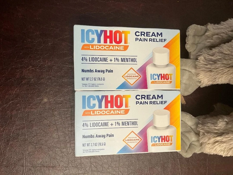 IcyHot Cream creme para alívio da dor mentol 2,7 oz (pacote com 2) EXP 05/27 - Imagem 2 de 2