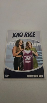 KIKI RICE 2026 TORONTO TEMPO CARD # 2 WNBA